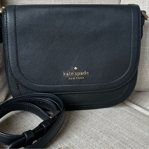 Kate spade Blake pebbled leather saddle crossbody bag - Picture 3 of 16